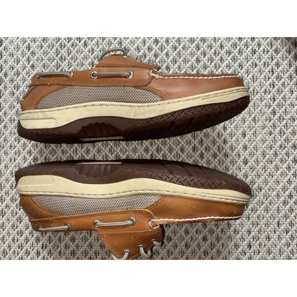 Sperry Topsider Men's 11.5 Billfish 3 Eye Boat Loafers Leather Shoes Preppy New